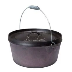 Campfire Pre Seasoned Cast Iron Camp Oven 9 Quart
