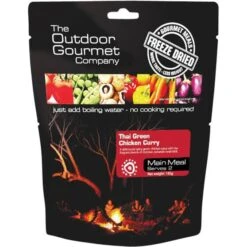Outdoor Gourmet Company Thai Green Curry Chicken Freeze Dried Food 2 Serves