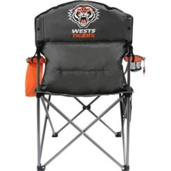 NRL Wests Tigers Camp Chair -BCF Outdoor Gear BCF 343752 04 hi res