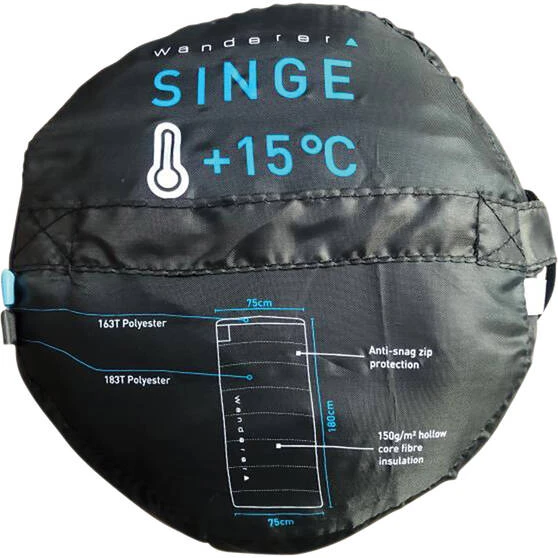 Wanderer Singe +15C Camper Sleeping Bag 1 Wanderer Singe +15C Camper Sleeping Bag