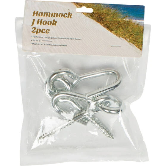J Hook Hammock Accessory Kit 2 Piece 1 J Hook Hammock Accessory Kit 2 Piece