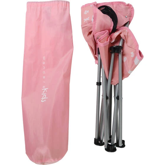 Wanderer Kids' Camping Fun Camp Chair Pink 2 Wanderer Kids' Camping Fun Camp Chair Pink - Image 2