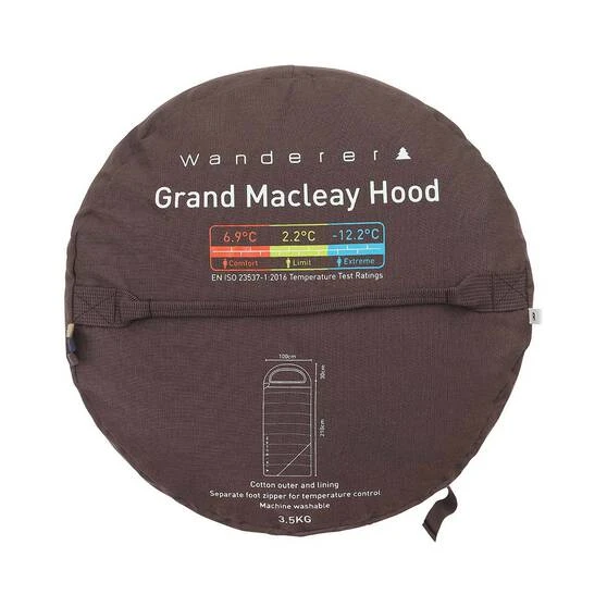 Wanderer Grand Macleay +6.9C Cotton Hooded Sleeping Bag 6 Wanderer Grand Macleay +6.9C Cotton Hooded Sleeping Bag - Image 6