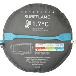 Wanderer SureFlame 1.7°C Camper Sleeping Bag -BCF Outdoor Gear BCF 628922 06 hi res