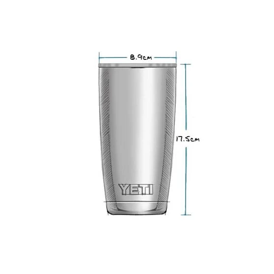 YETI Rambler® Tumbler With Magslider Lid 591ml Stainless 2 YETI Rambler® Tumbler With Magslider Lid 591ml Stainless - Image 2