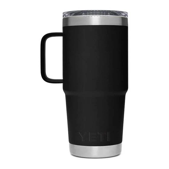 YETI Rambler® Travel Mug With StrongHold™ Lid 591ml Black 2 YETI Rambler® Travel Mug With StrongHold™ Lid 591ml Black - Image 2