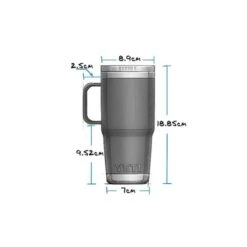 YETI Rambler® Travel Mug With StrongHold™ Lid 591ml Black 7 YETI Rambler® Travel Mug With StrongHold™ Lid 591ml Black -BCF Outdoor Gear BCF 629406 06 black hi res