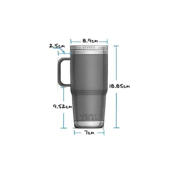 YETI Rambler® Travel Mug With StrongHold™ Lid 591ml Black 4 YETI Rambler® Travel Mug With StrongHold™ Lid 591ml Black - Image 4
