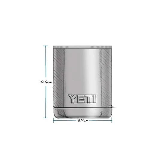 YETI Rambler® Lowball With MagSlider Lid 295ml Black 4 YETI Rambler® Lowball With MagSlider Lid 295ml Black - Image 4