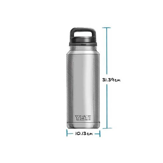 YETI Rambler® Bottle With Chug Cap 1.36L Black 4 YETI Rambler® Bottle With Chug Cap 1.36L Black - Image 4