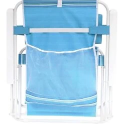 Wanderer Seafoam Stripe Beach Chair -BCF Outdoor Gear BCF 632491 04 hi res