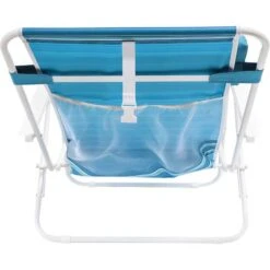 Wanderer Seafoam Stripe Beach Chair -BCF Outdoor Gear BCF 632491 05 hi res