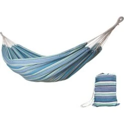 Wanderer Seafoam Stripe Queen Hammock
