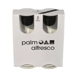 Palm Alfresco Tritan Forever Unbreakable Wine Glass 2 Pack