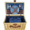 Wanderer 4 Person Wicker Picnic Basket