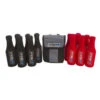 MSA Stubbie Tubes 12 Pack Red/Black