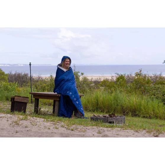 Wanderer Travel Hoodie Camp Wrap Blanket 6 Wanderer Travel Hoodie Camp Wrap Blanket - Image 6